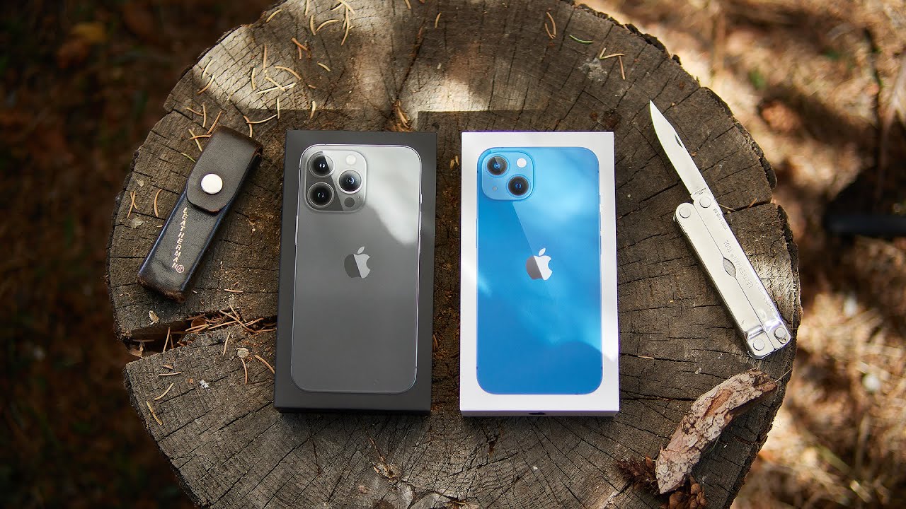 iPhone 13 unboxing in the woods (Soothing AF)
